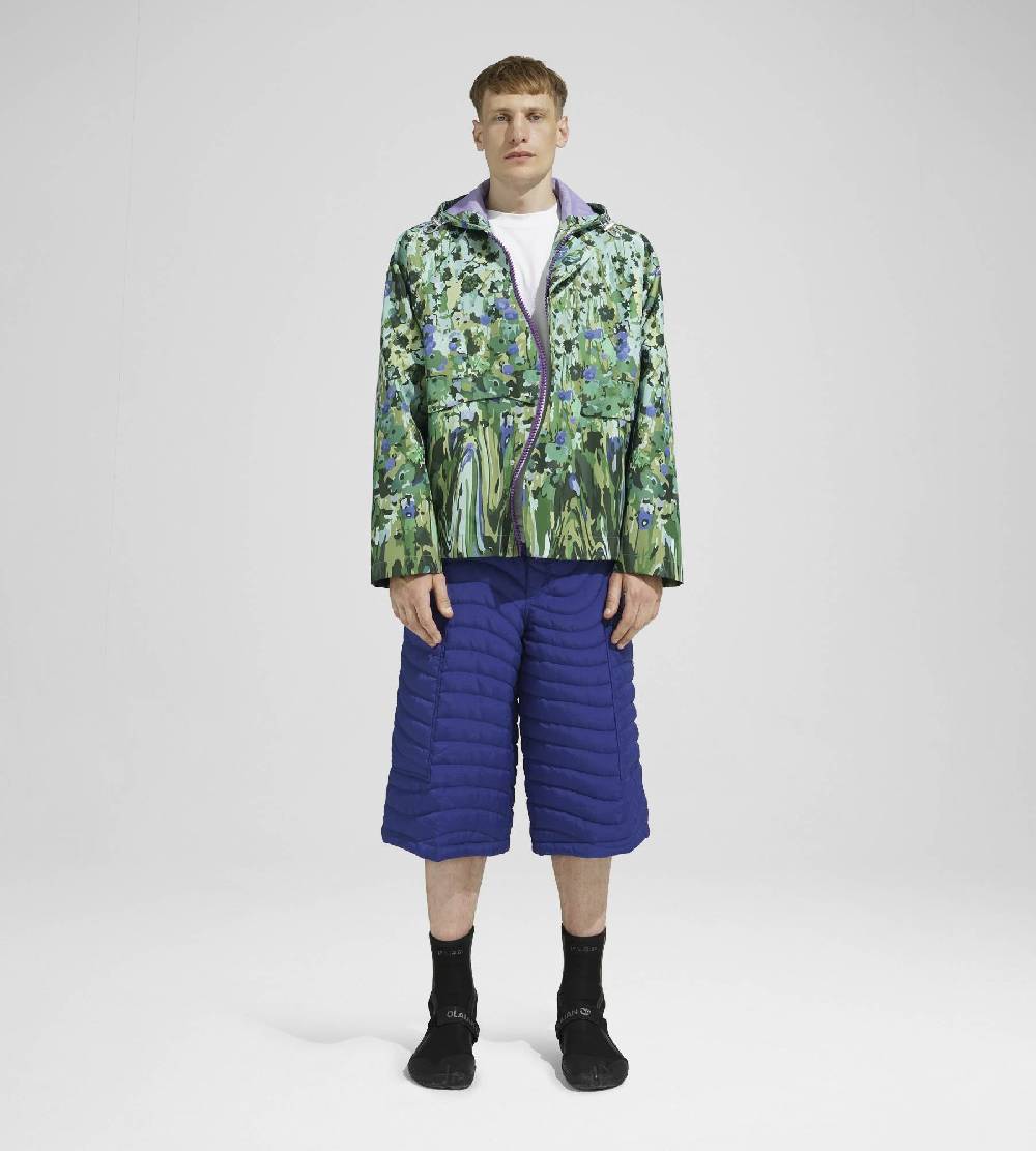 Khrisjoy FLOWERS WINDBREAKER WAVE JADE Saldi Di Fabbrica
