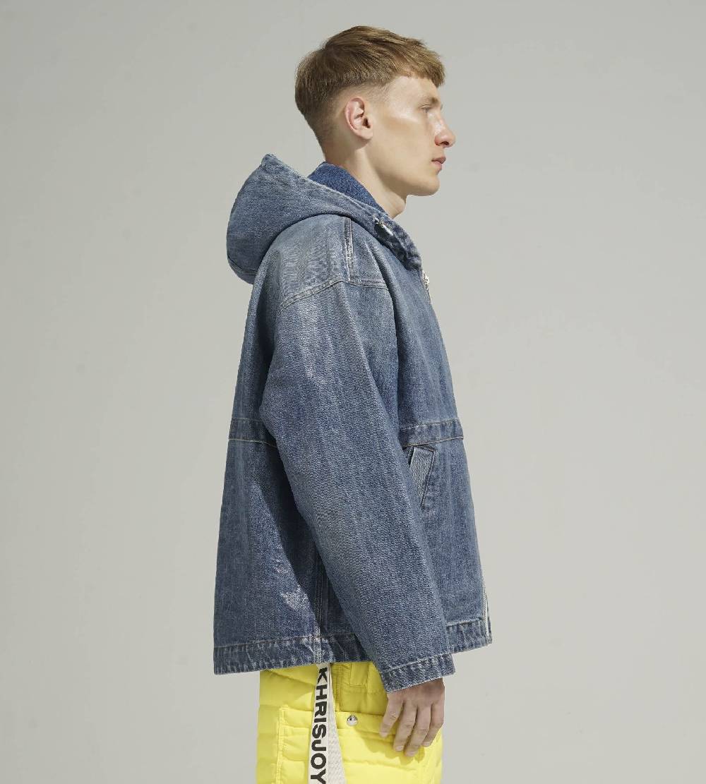 Khrisjoy WINDBREAKER DENIM MEDIUM DENIM In Saldo