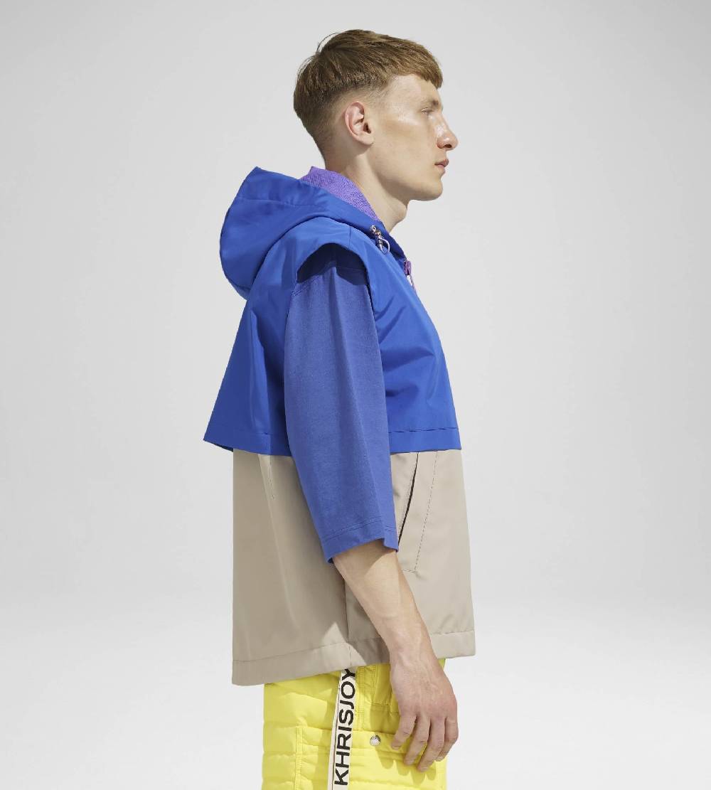 Khrisjoy SHELL WINDBREAKER VEST OVERSEA SAND Italia