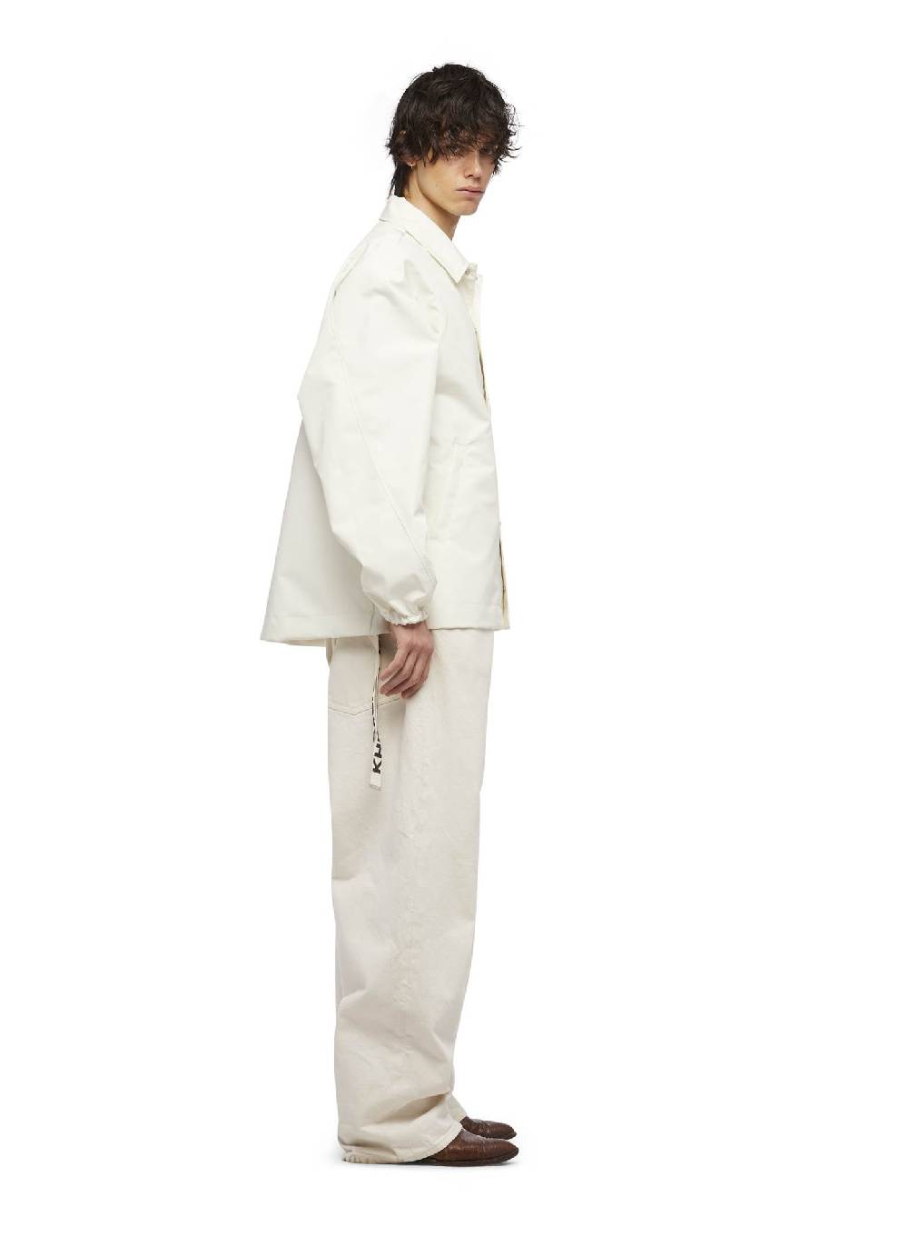 Khrisjoy COACH JACKET OFF WHITE Vendita