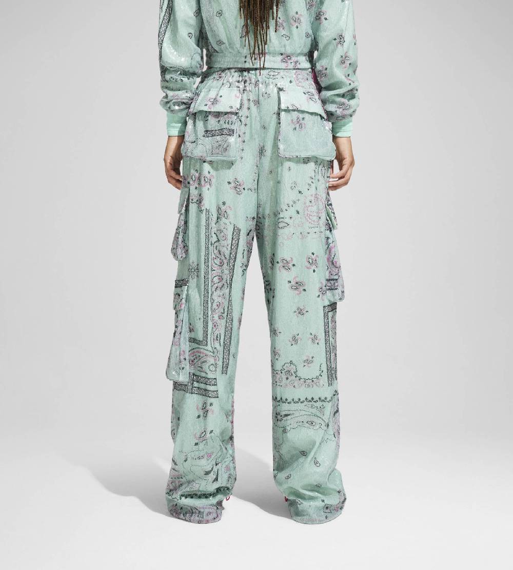 Khrisjoy PANTS MULTIPOCKET PAILLETTES BANDANA AFTER EIGHT Online