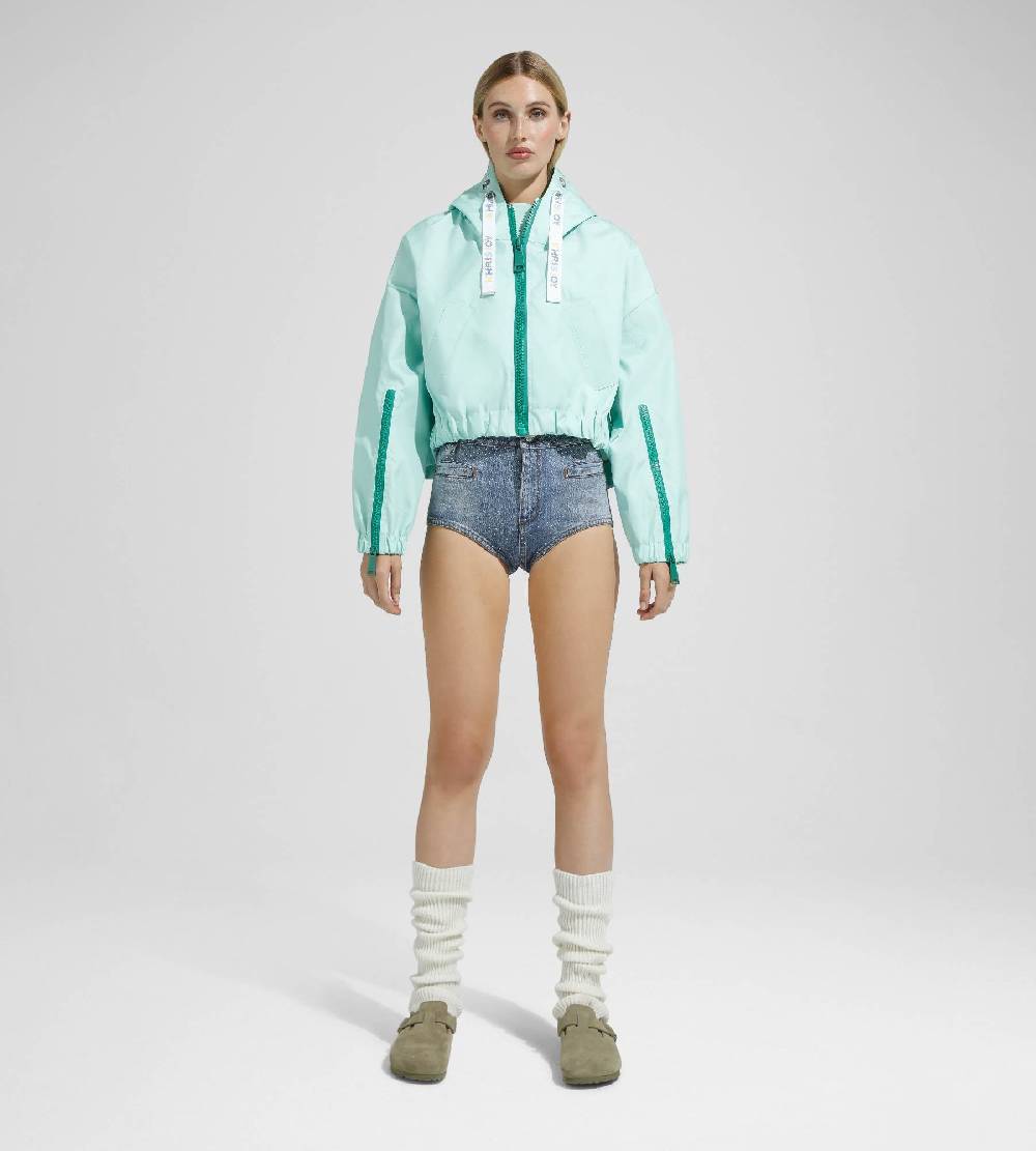Khrisjoy NEW KHRIS CROP WINDBREAKER AFTER EIGHT 2025