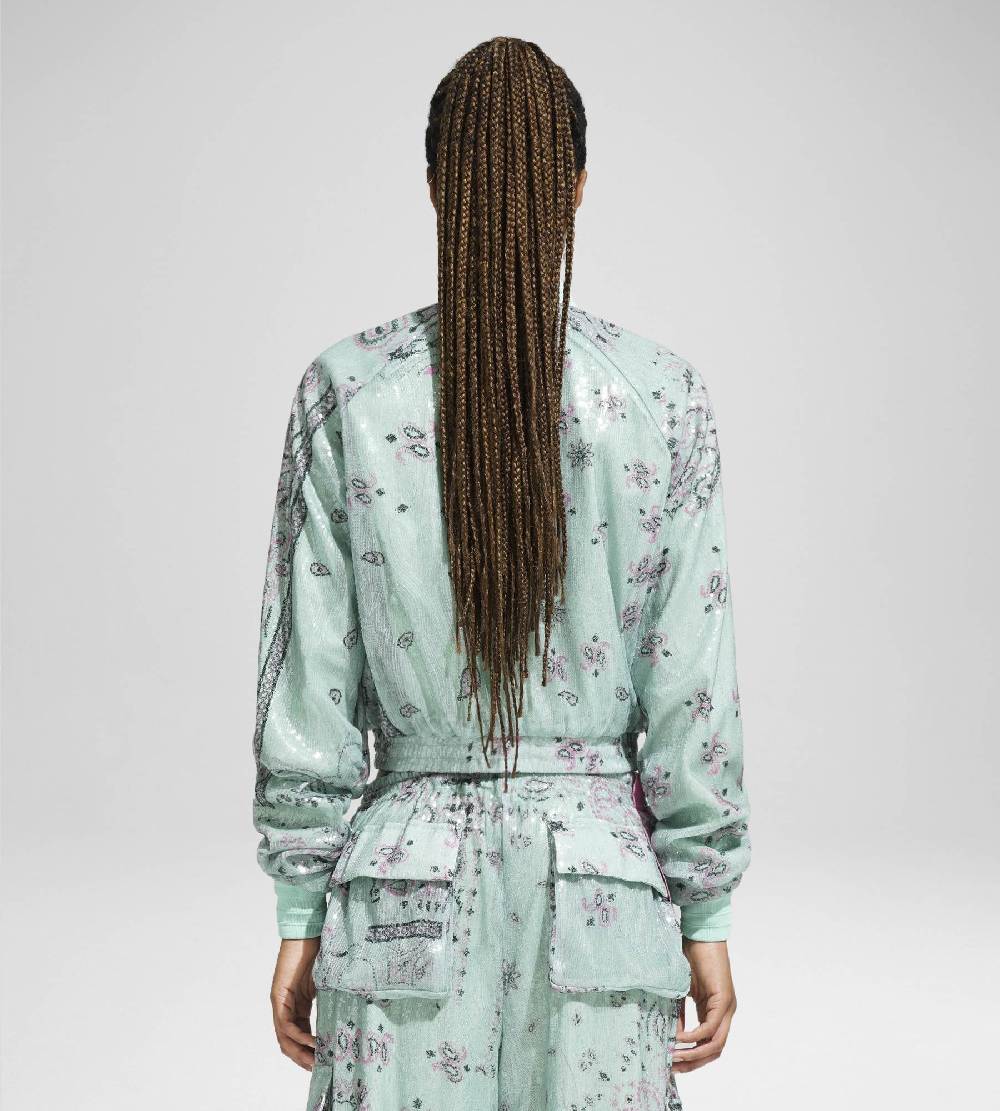 Khrisjoy TRACK JACKET PAILLETTES BANDANA AFTER EIGHT Spedizione Gratuita