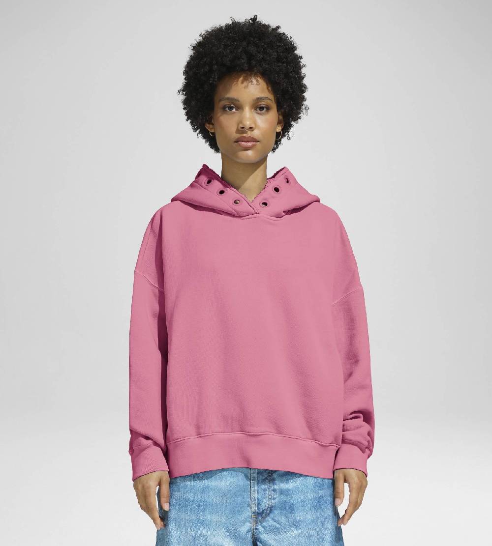 Khrisjoy HOODIE EYELETS CANDY PINK Fino Al -60%