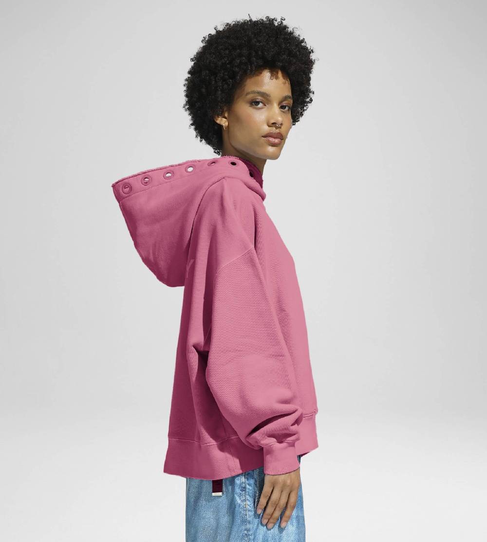 Khrisjoy HOODIE EYELETS CANDY PINK Fino Al -60%