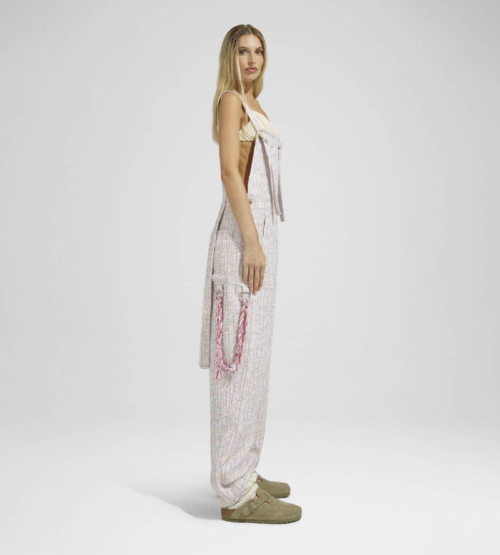 Khrisjoy SALOPETTE TWEED PAILLETTES TRAMÉ Moda