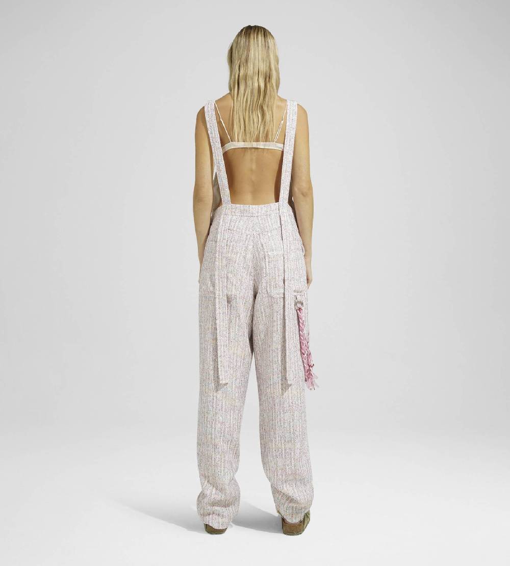 Khrisjoy SALOPETTE TWEED PAILLETTES TRAMÉ Moda
