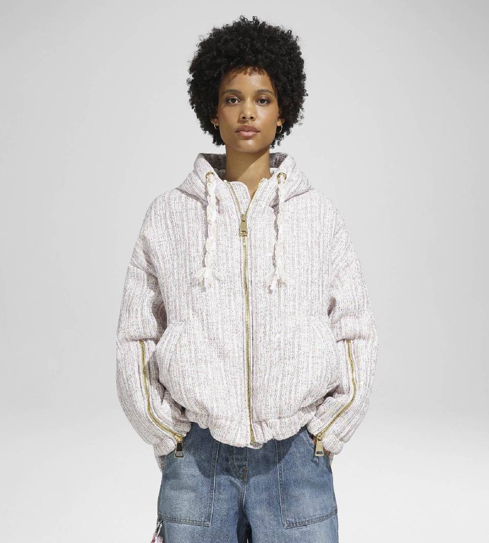 Khrisjoy KHRIS WINDBREAKER TWEED PAILLETTES TRAMÉ Italia