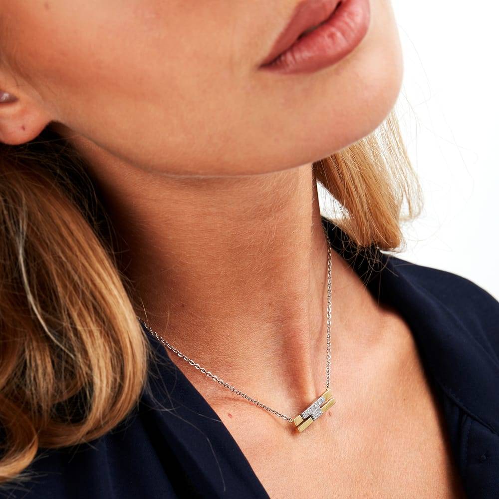 La Petite Story COLLANA TRUSSARDI T-LOGO - TJAXC06 Presa