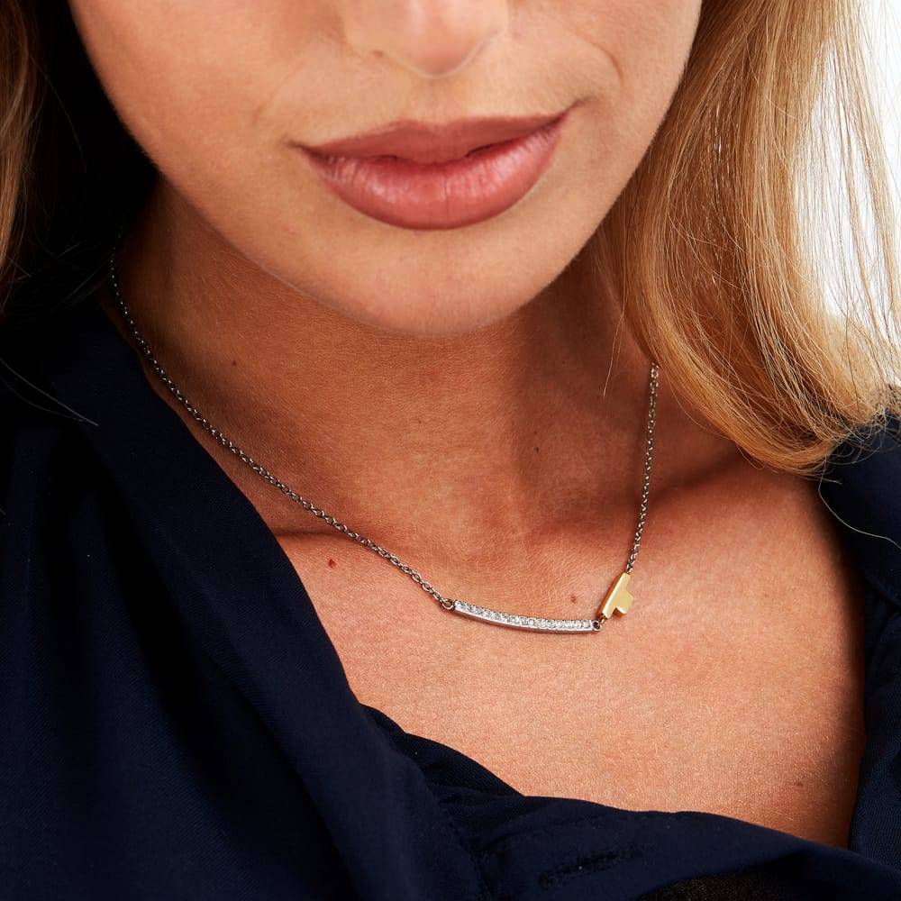 La Petite Story COLLANA TRUSSARDI T-LOGO - TJAXC05 Sconto