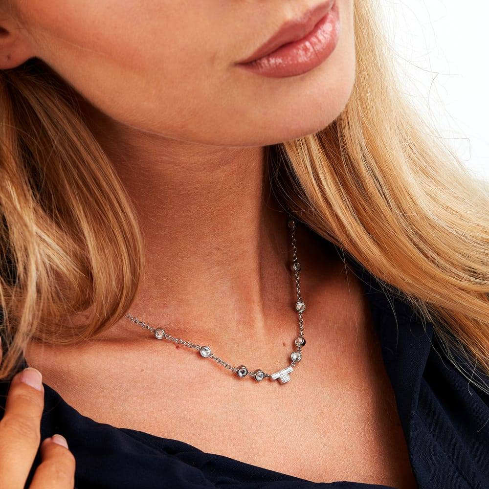 La Petite Story COLLANA TRUSSARDI T-LOGO - TJAXC04 Offerta