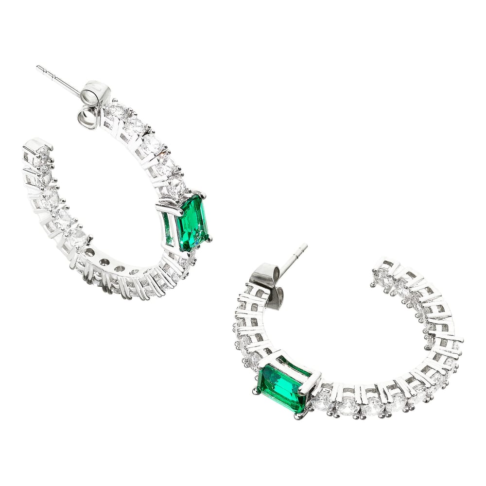 La Petite Story Orecchini Chiara Ferragni Brand Emerald - J19AWJ14 Vendita Calda