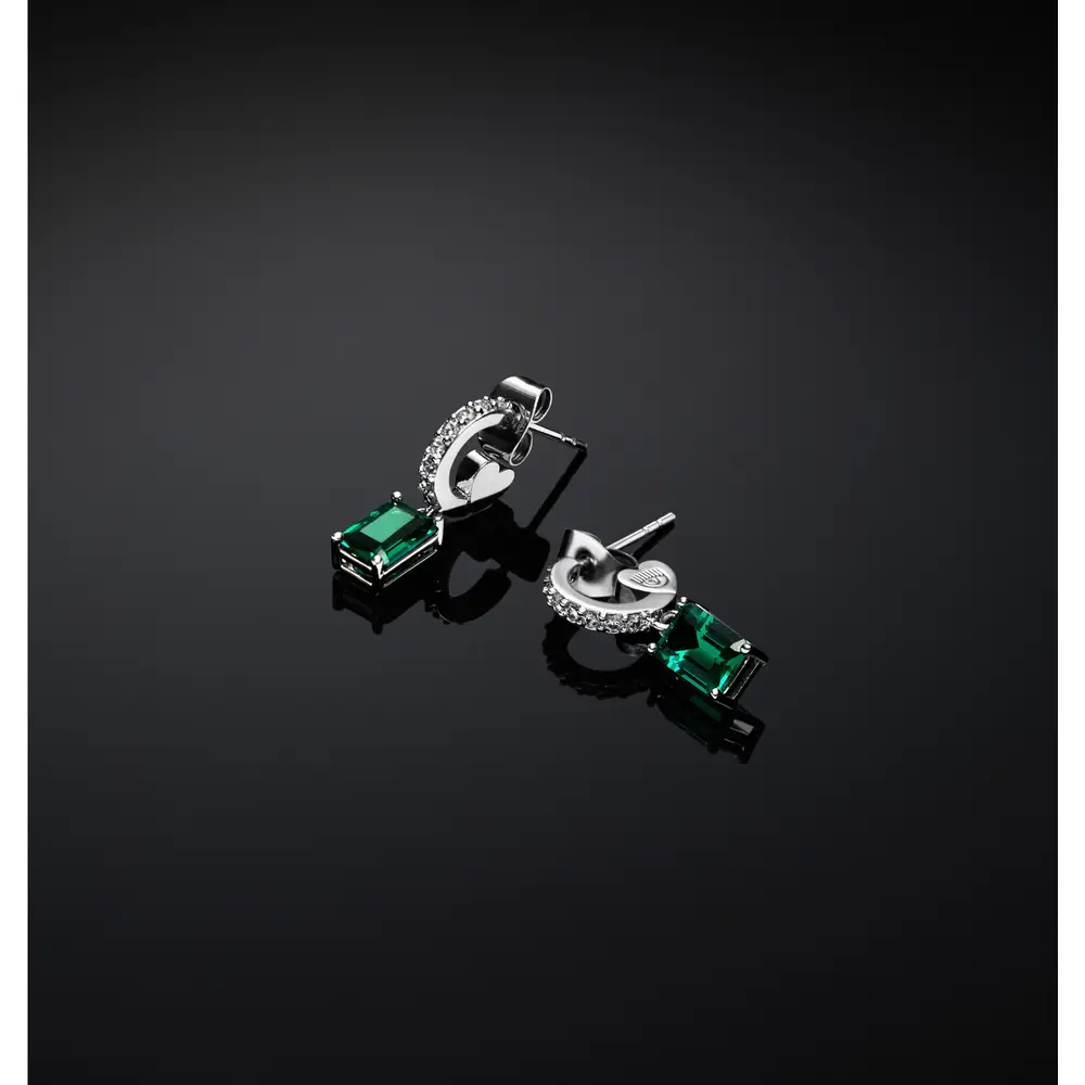 La Petite Story Orecchini Chiara Ferragni Brand Emerald - J19AWJ16 Offerta San Valentino
