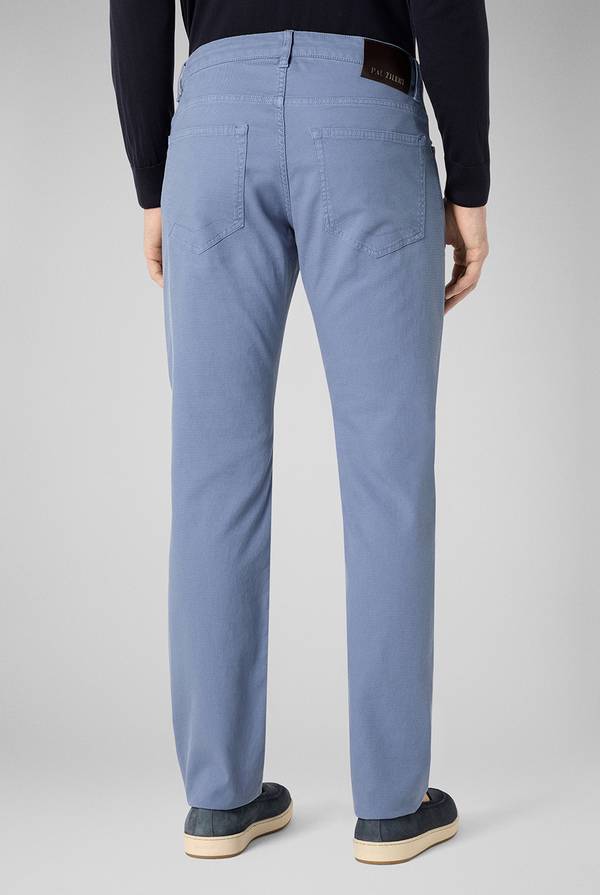 Lab. Pal Zileri Pantalone 5 tasche in cotone stretch tinto in capo Italy