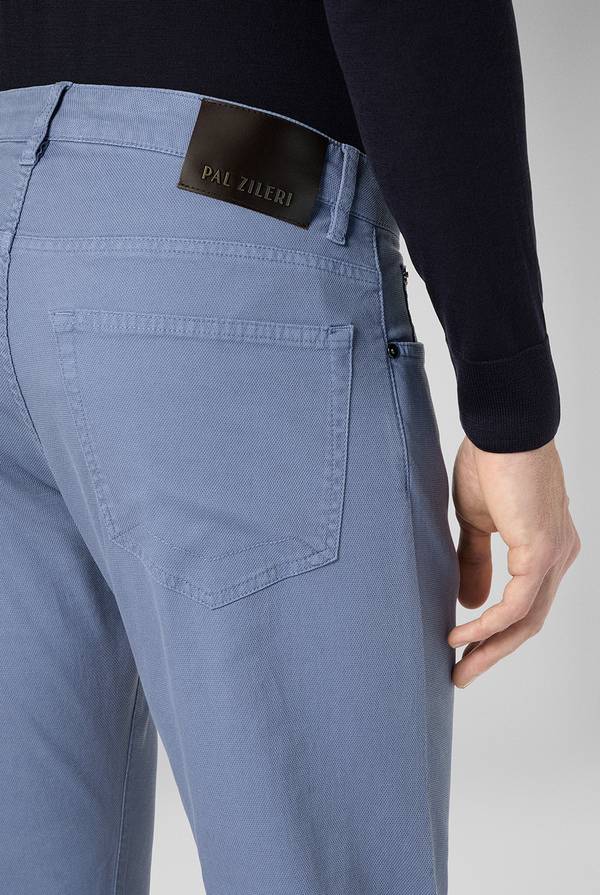 Lab. Pal Zileri Pantalone 5 tasche in cotone stretch tinto in capo Italy