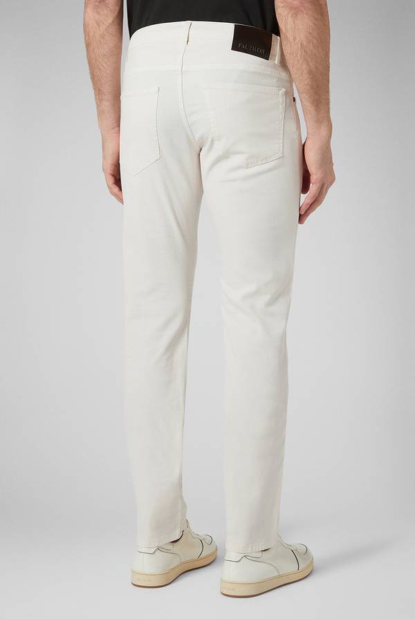 Lab. Pal Zileri Pantalone 5 tasche in cotone stretch tinto in capo Promozione