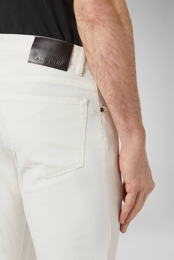 Lab. Pal Zileri Pantalone 5 tasche in cotone stretch tinto in capo Promozione