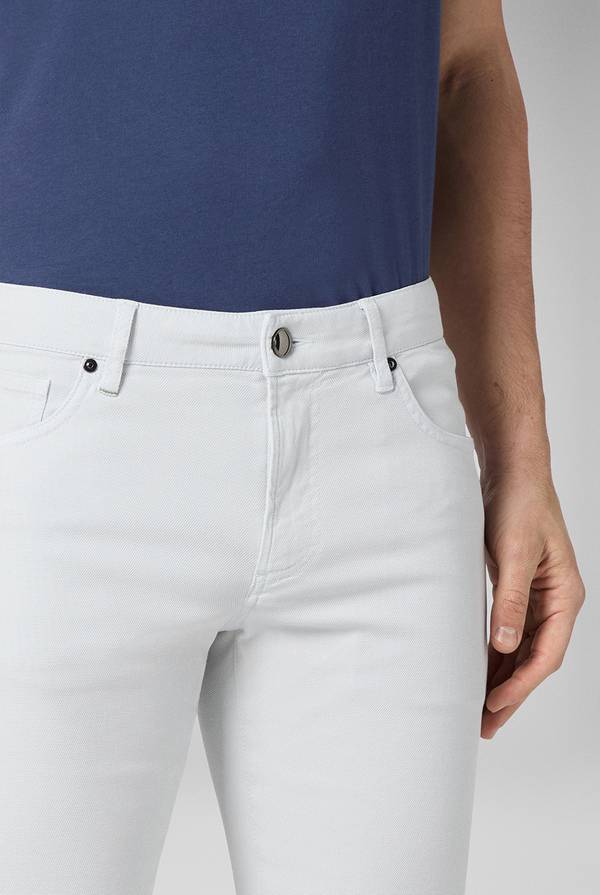 Lab. Pal Zileri Pantalone 5 tasche in cotone stretch tinto in capo Acquista Ora