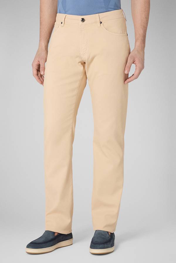 Lab. Pal Zileri Pantalone 5 tasche in cotone stretch tinto in capo Shopping Online