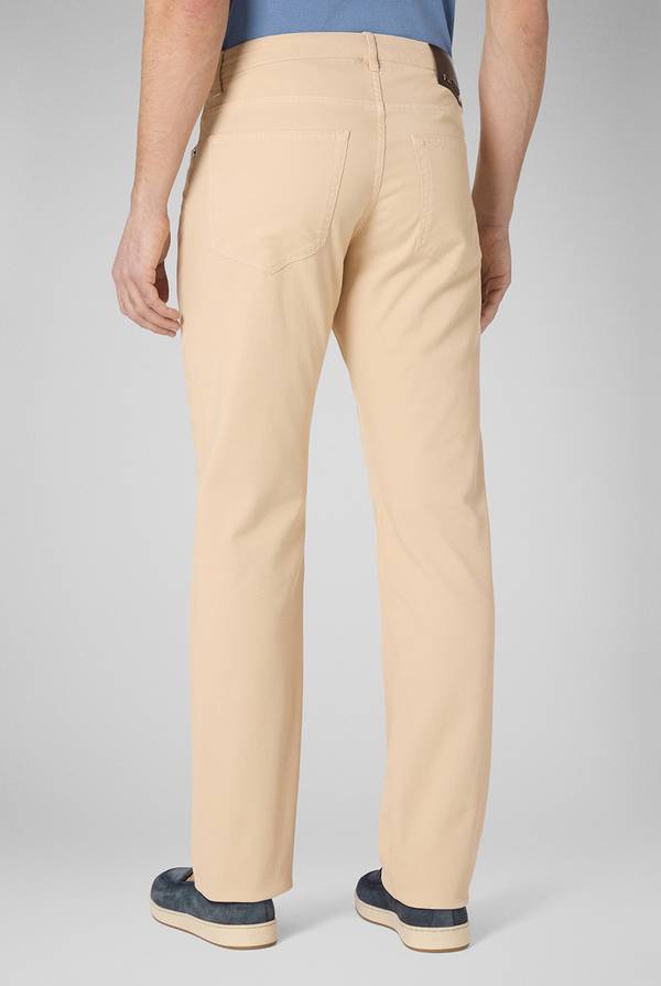 Lab. Pal Zileri Pantalone 5 tasche in cotone stretch tinto in capo Shopping Online
