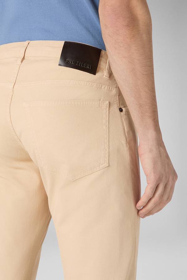 Lab. Pal Zileri Pantalone 5 tasche in cotone stretch tinto in capo Shopping Online