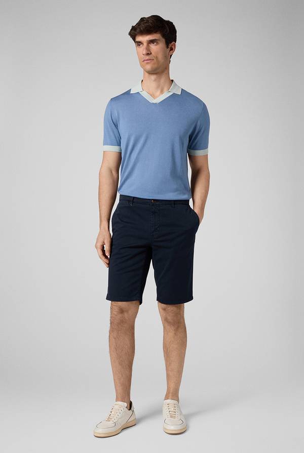 Lab. Pal Zileri Polo a maniche corte con scollo a V Sconto