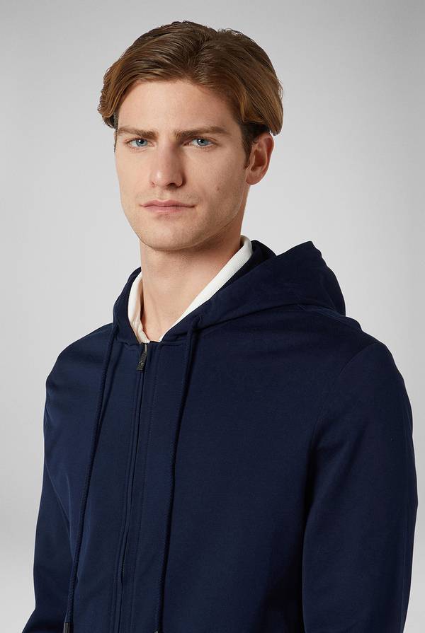 Lab. Pal Zileri Felpa con cappuccio in puro cotone Outlet