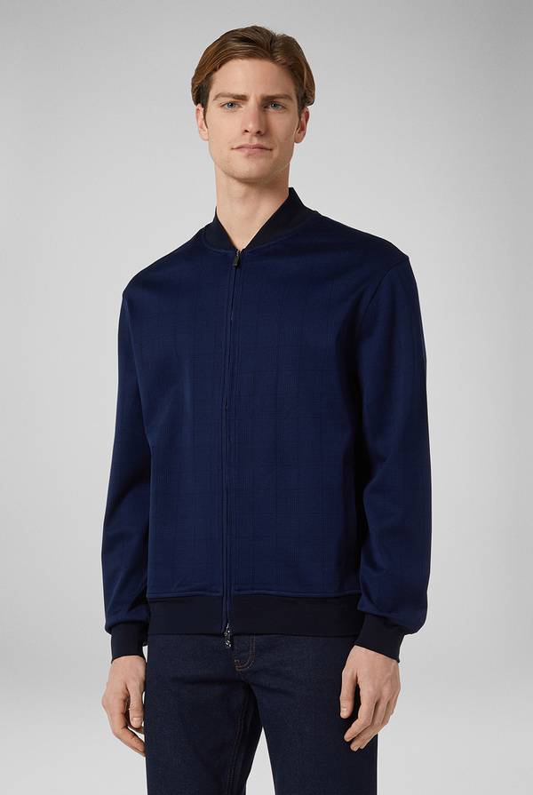 Lab. Pal Zileri Felpa in cotone jacquard In Vendita