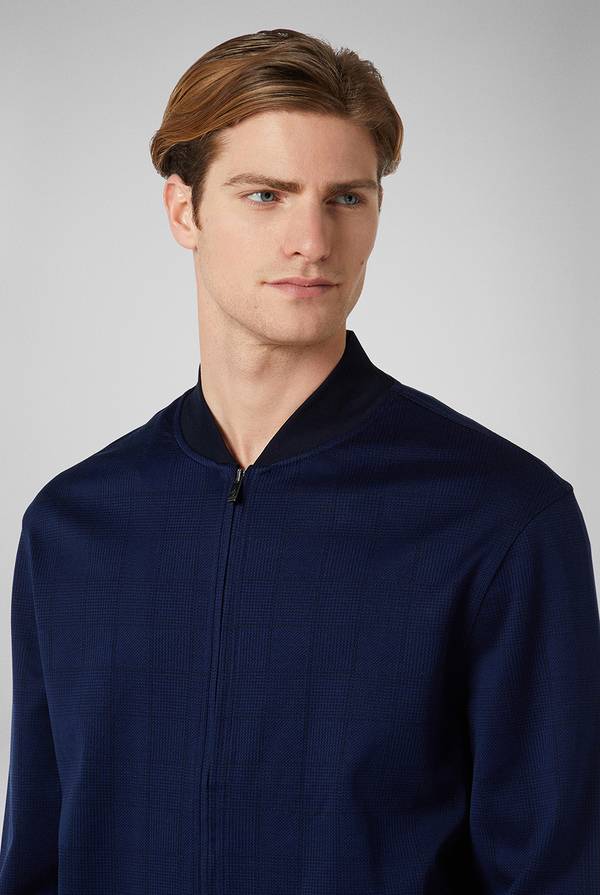 Lab. Pal Zileri Felpa in cotone jacquard In Vendita