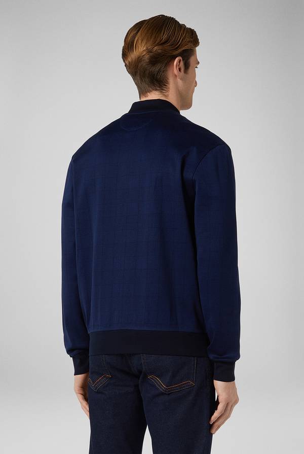 Lab. Pal Zileri Felpa in cotone jacquard In Vendita