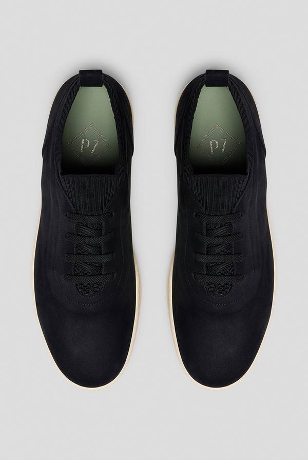 Lab. Pal Zileri Sneakers in pelle calzata a calzino Consegna Veloce