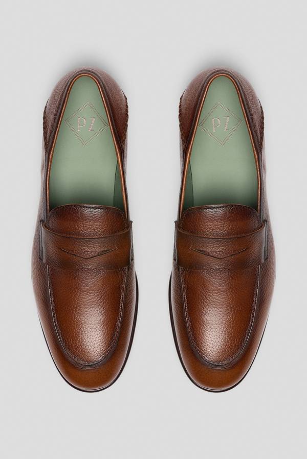 Lab. Pal Zileri Mocassino con suola in cuoio Fino Al -60%