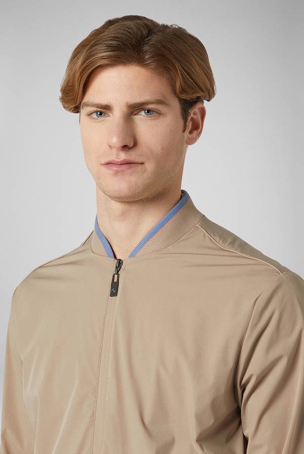 Lab. Pal Zileri Bomber in soft shell color tortora Offerta settimanale