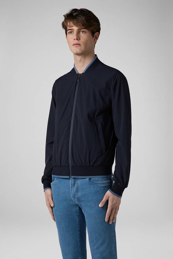 Lab. Pal Zileri Bomber in soft shell color tortora Outlet