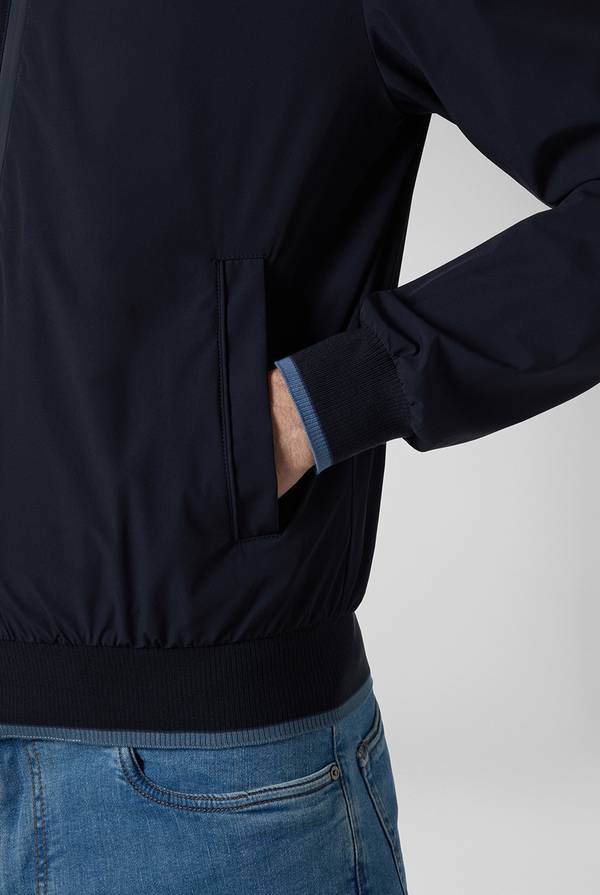 Lab. Pal Zileri Bomber in soft shell color tortora Outlet