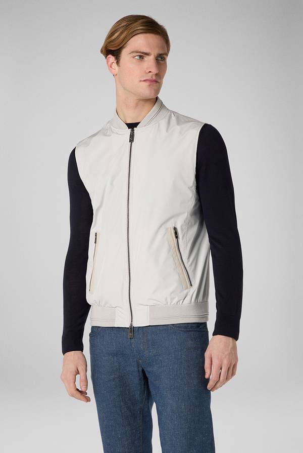 Lab. Pal Zileri Outerwear gilet in nylon ultra leggero Vendita Calda