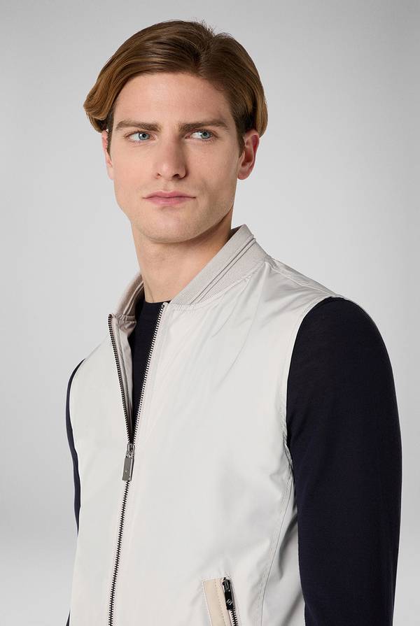 Lab. Pal Zileri Outerwear gilet in nylon ultra leggero Vendita Calda