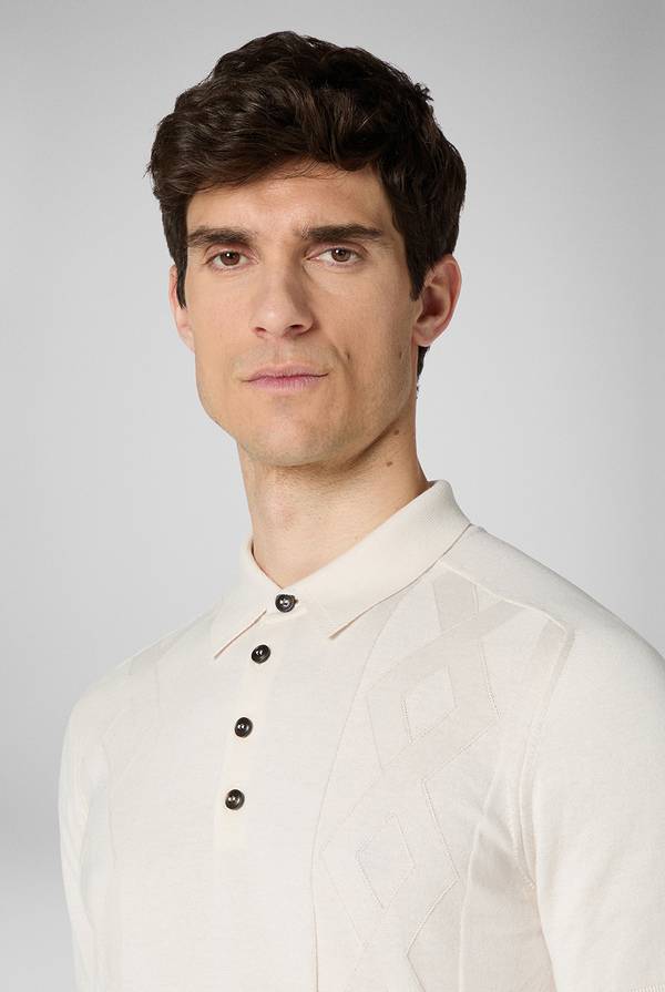 Lab. Pal Zileri Polo in maglia con calati Only for today