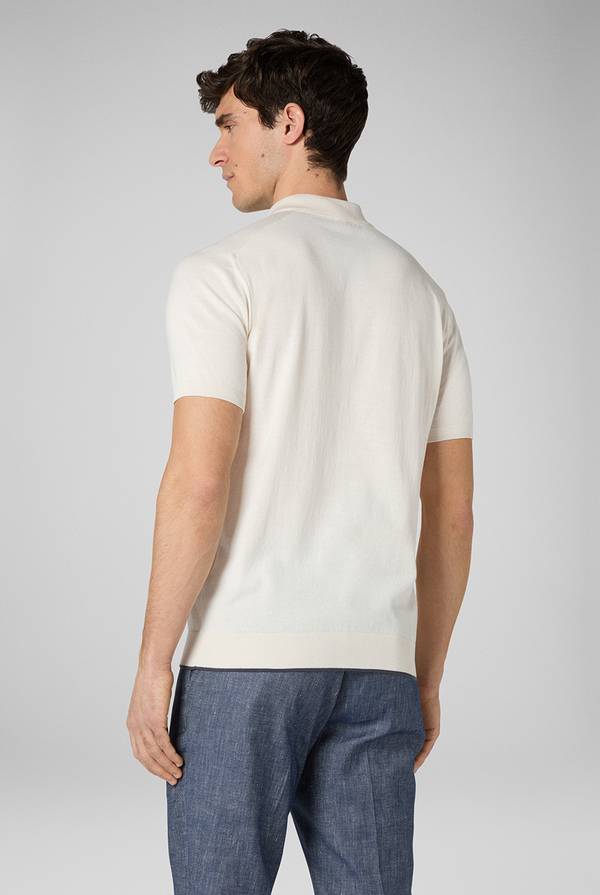 Lab. Pal Zileri Polo in maglia con calati Only for today