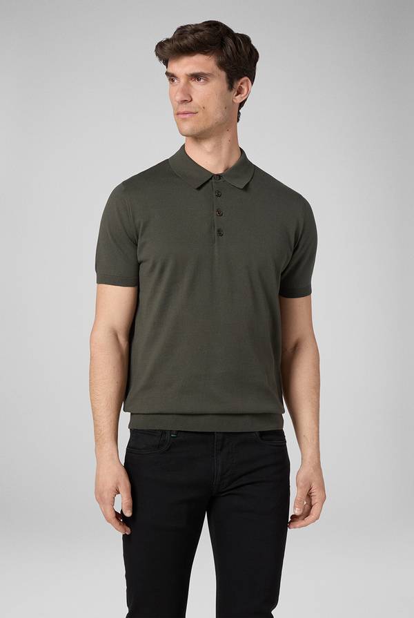 Lab. Pal Zileri Polo in puro cotone a maniche corte Moda