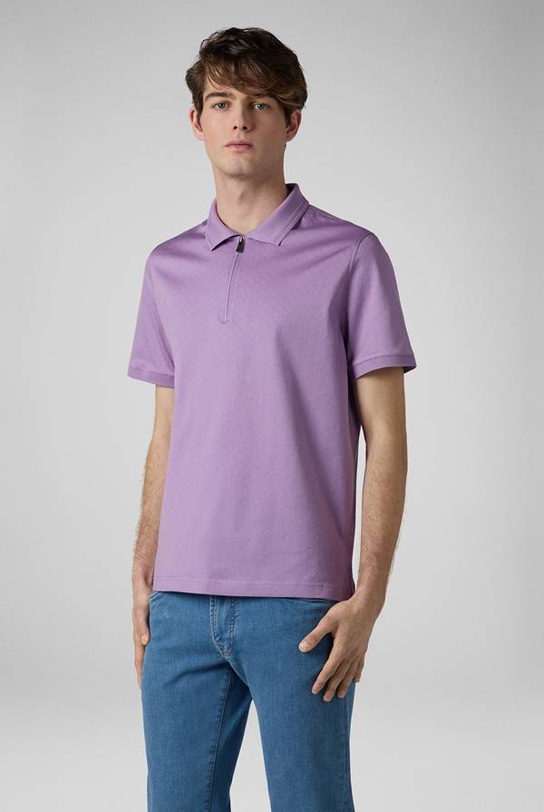 Lab. Pal Zileri Polo con monogramma allover Nuovo