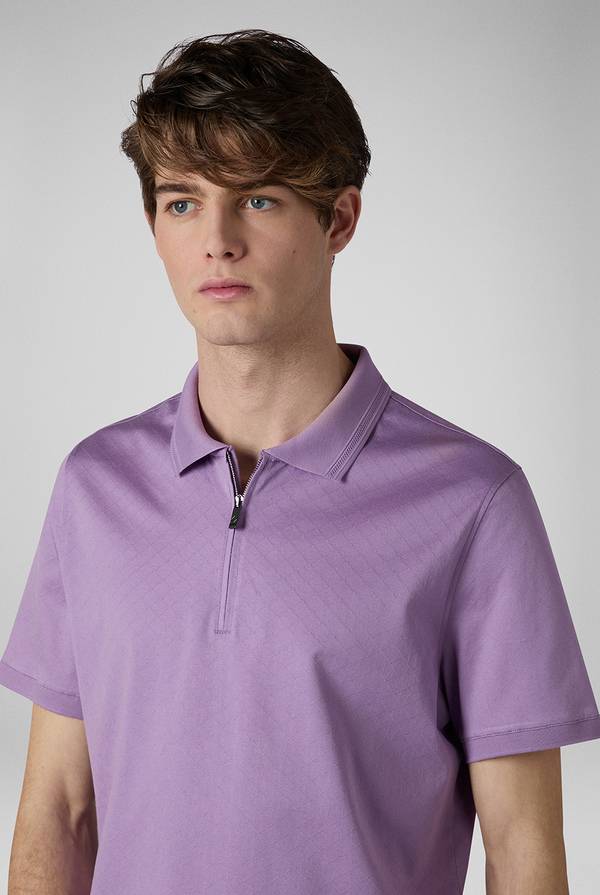 Lab. Pal Zileri Polo con monogramma allover Nuovo