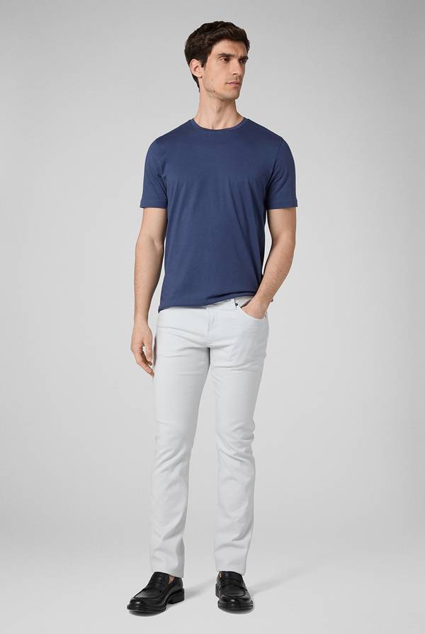 Lab. Pal Zileri T-Shirt in cotone nel colore blu Promozione