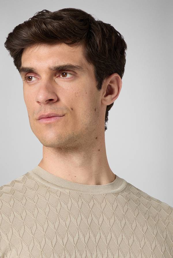 Lab. Pal Zileri Tshirt con lavorazione 3D Spedizione Gratuita