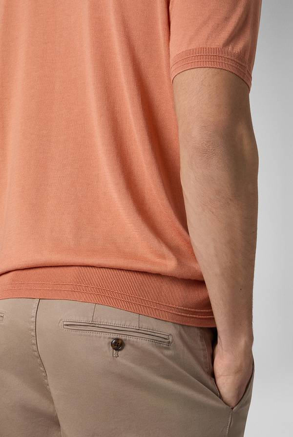 Lab. Pal Zileri Polo in cotone e tencel Pezzi Unici