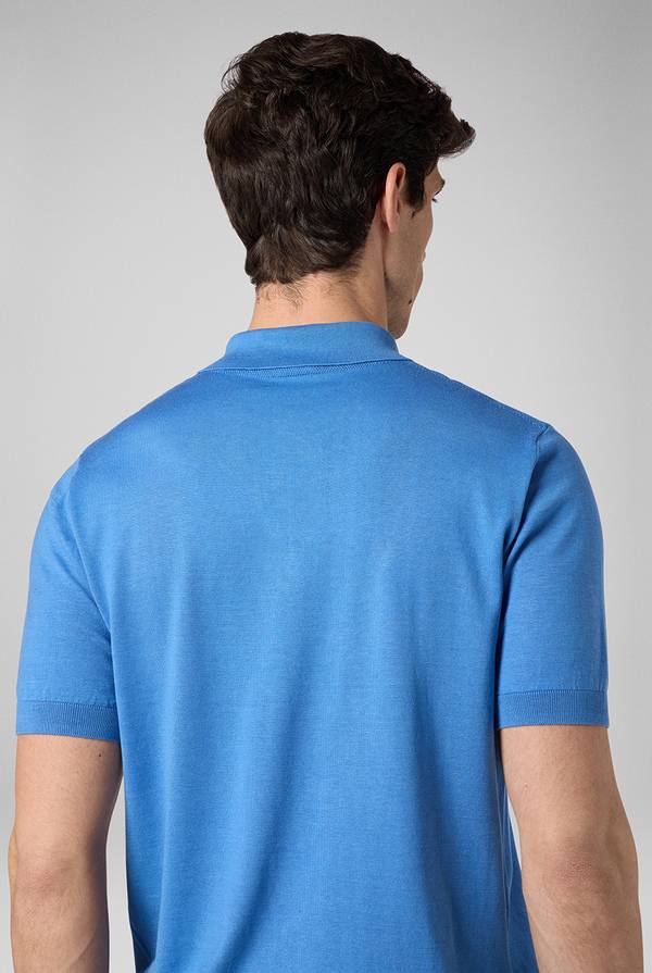 Lab. Pal Zileri Polo in maglia di lana e seta Qualità Garantita