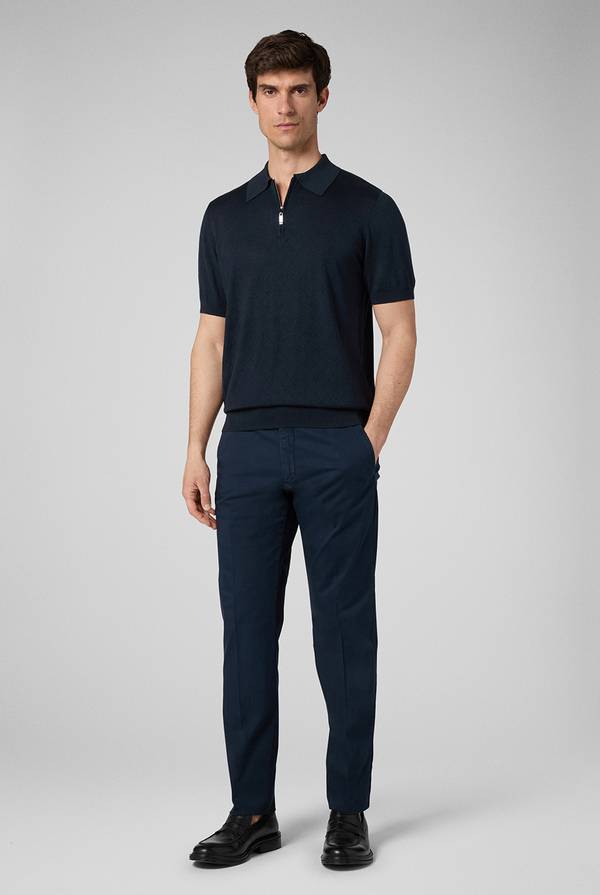 Lab. Pal Zileri Polo jacquard con monogramma pz Negozi Online