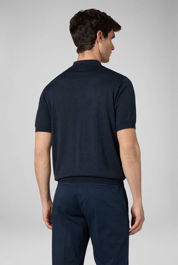 Lab. Pal Zileri Polo jacquard con monogramma pz Negozi Online