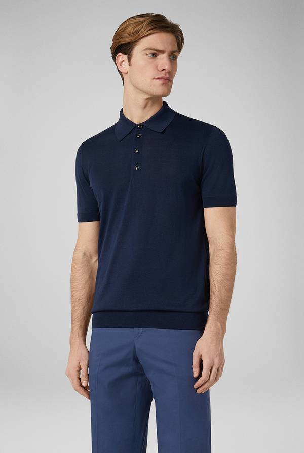 Lab. Pal Zileri Polo in maglia di seta e cotone Acquista Ora