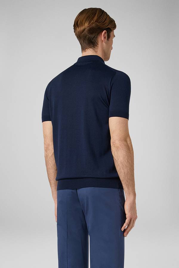 Lab. Pal Zileri Polo in maglia di seta e cotone Acquista Ora